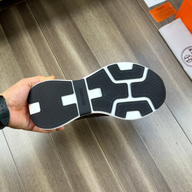 HM TRAIL SNEAKER BLACK CALFSKIN