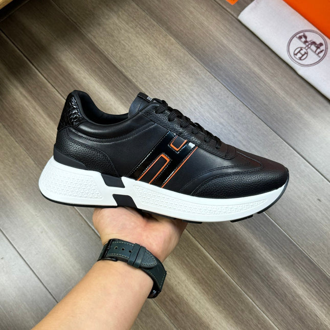 HM TRAIL SNEAKER BLACK CALFSKIN