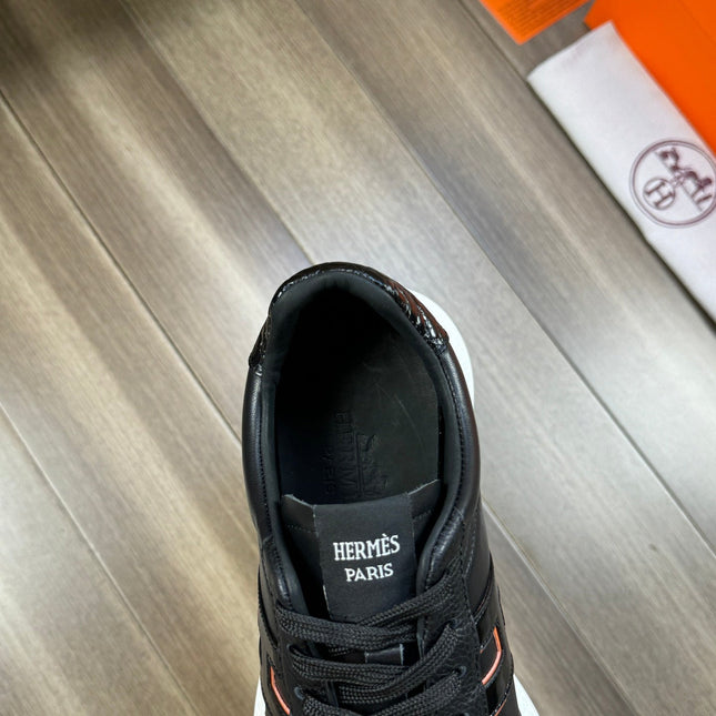 HM TRAIL SNEAKER BLACK CALFSKIN