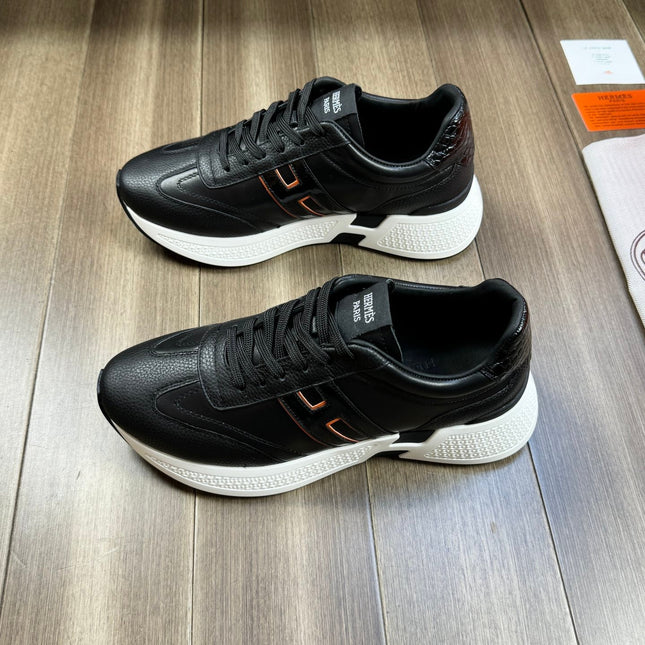 HM TRAIL SNEAKER BLACK CALFSKIN