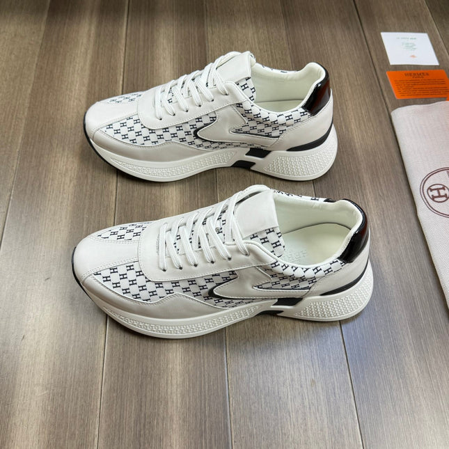 HM PRINTED SNEAKER WHITE TOTEM FABRIC