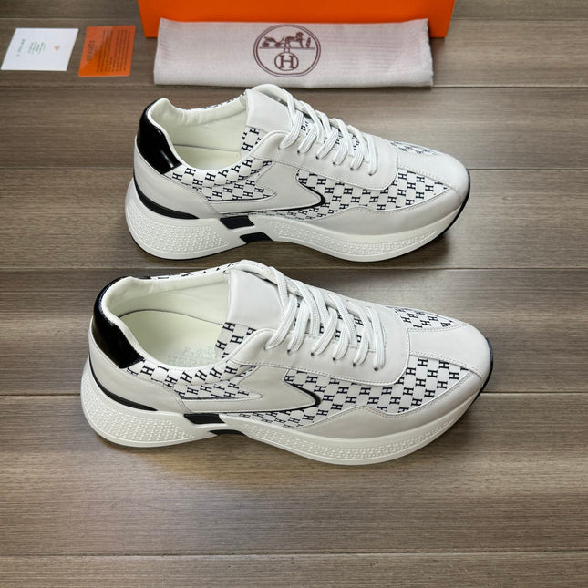 HM PRINTED SNEAKER WHITE TOTEM FABRIC