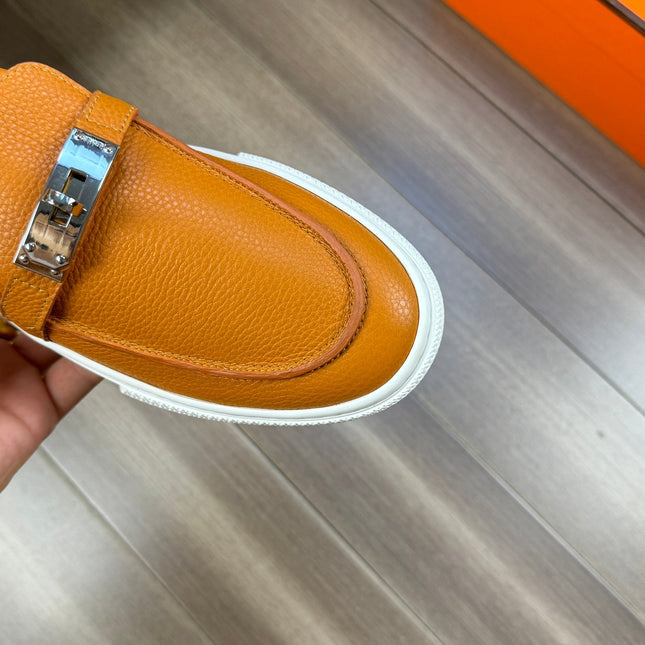 HM GAME SLIP-ON SNEAKER BRONZE CALFSKIN