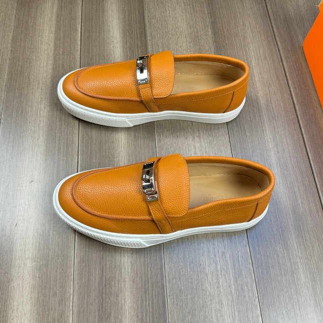 HM GAME SLIP-ON SNEAKER BRONZE CALFSKIN