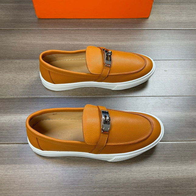 HM GAME SLIP-ON SNEAKER BRONZE CALFSKIN