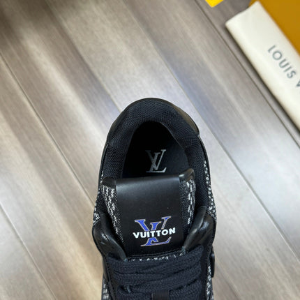 LV SNEAKER BLACK MIX WHITE CANVAS