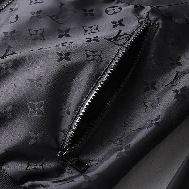 LV BLACK HOODED JACKET 239041
