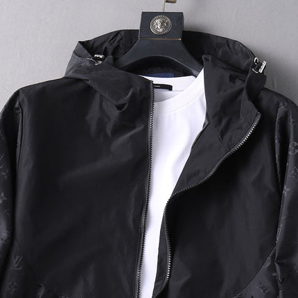 LV BLACK HOODED JACKET 239041