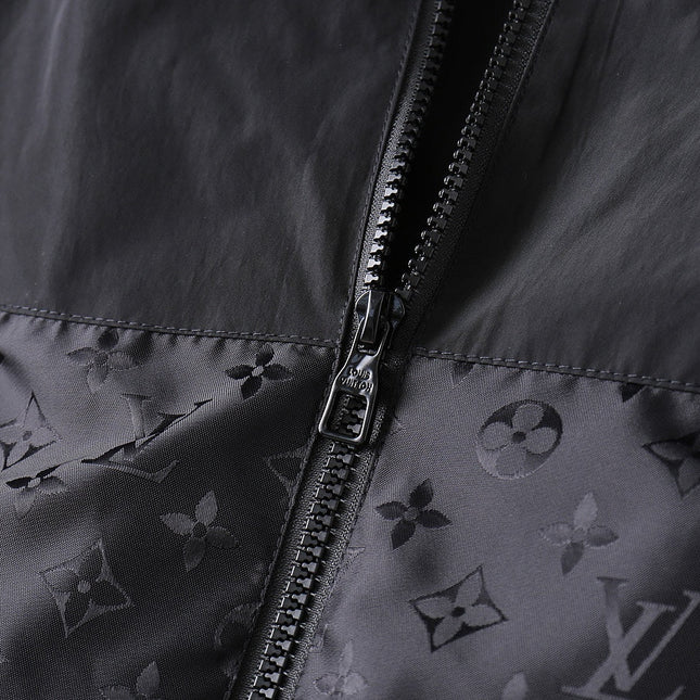 LV BLACK HOODED JACKET 239041