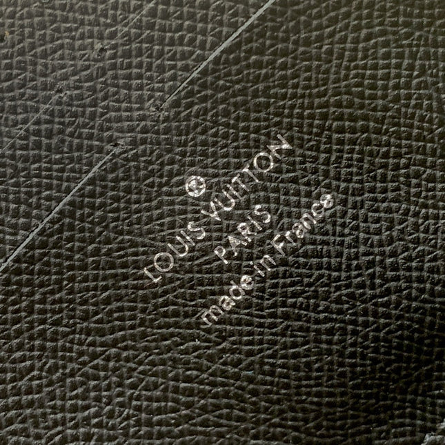 LV 25S SOFT TRUNK BAG 22 IN MONOGRAM ECLIPSE CANVAS AND CALFSKIN