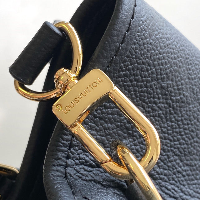 LV 25S BABYLONE TOTE GM BAG 37 IN BLACK CALFSKIN GOLD HARDWARE