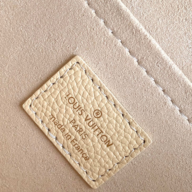 LV 25S BABYLONE TOTE BAG 32 IN CREAM CALFSKIN GOLD HARDWARE