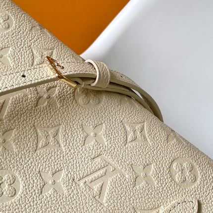 LV 25S BABYLONE TOTE BAG 32 IN CREAM CALFSKIN GOLD HARDWARE