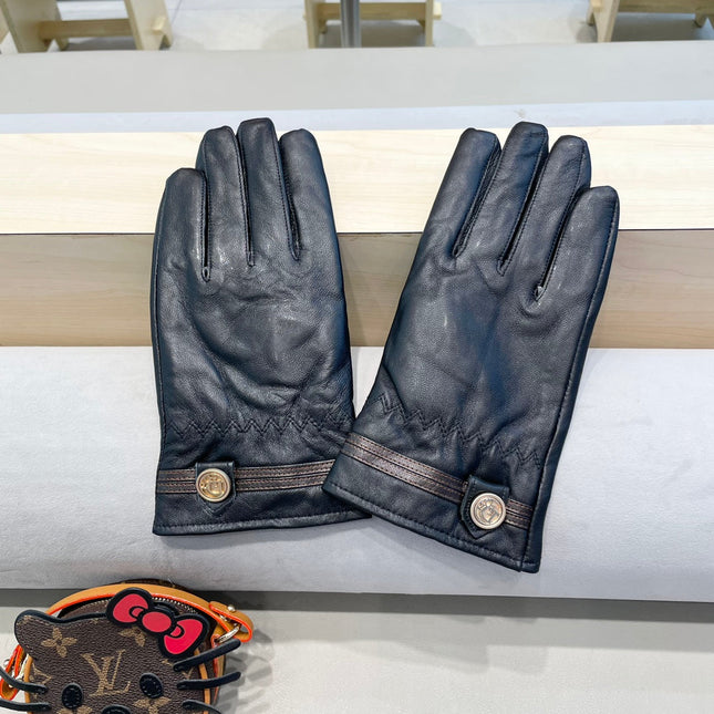 GLOVES IN BLACK SHEEPSKIN 352031