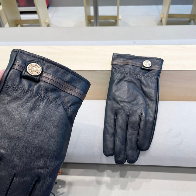 GLOVES IN BLACK SHEEPSKIN 352031