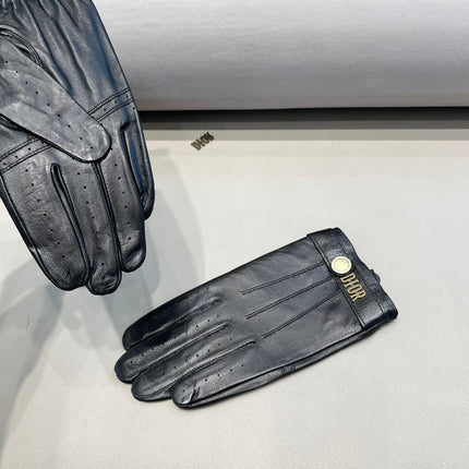 GLOVES IN BLACK LAMBSKIN 352037