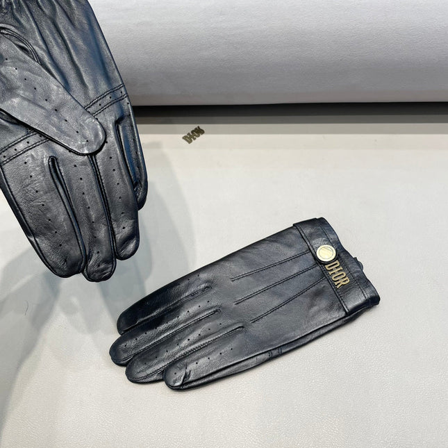 GLOVES IN BLACK LAMBSKIN 352037