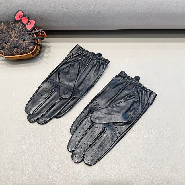 GLOVES IN BLACK LAMBSKIN 352037