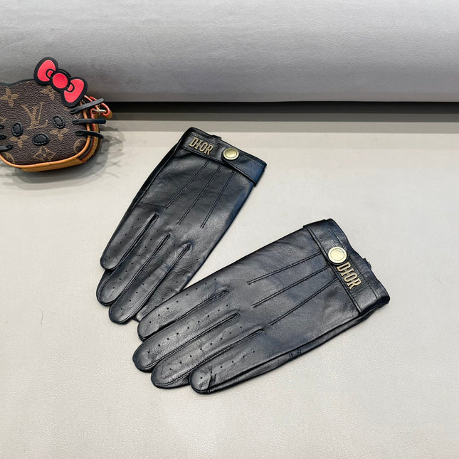 GLOVES IN BLACK LAMBSKIN 352037
