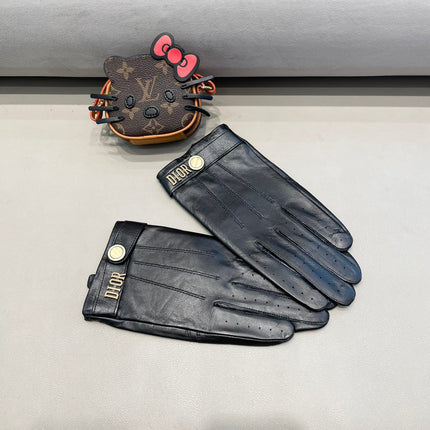 GLOVES IN BLACK LAMBSKIN 352037