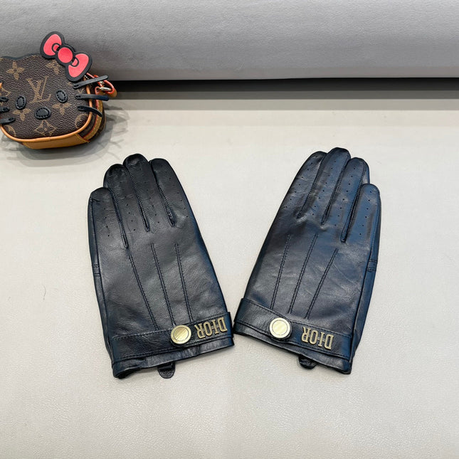 GLOVES IN BLACK LAMBSKIN 352037