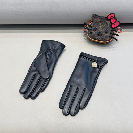 CLASSIC GLOVES IN BLACK LAMBSKIN 355121