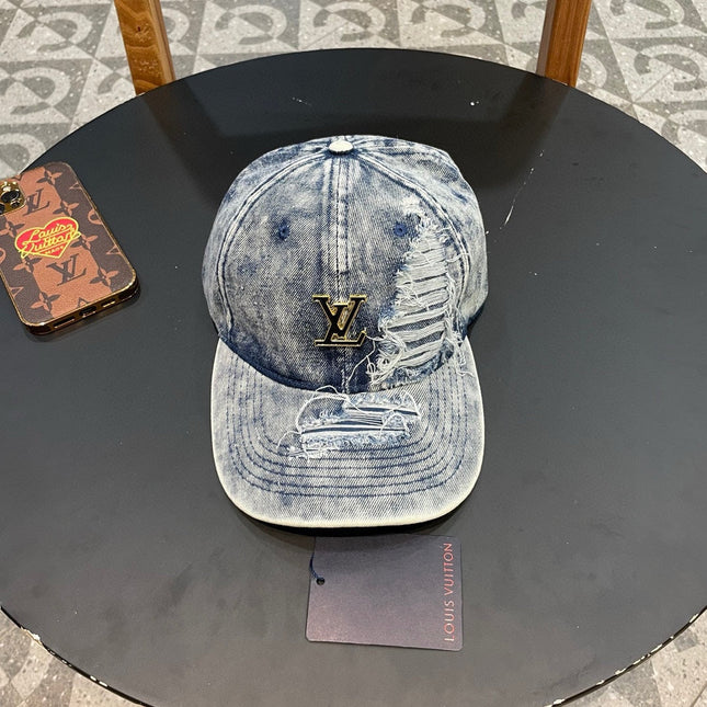 BASEBALL CAP IN LIGHT BLUE DENIM 404845
