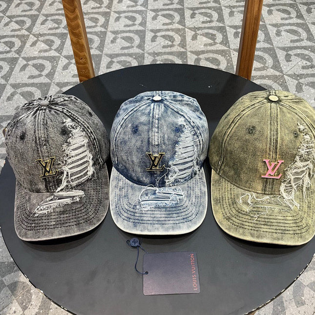 BASEBALL CAP IN LIGHT GRAY DENIM 404846