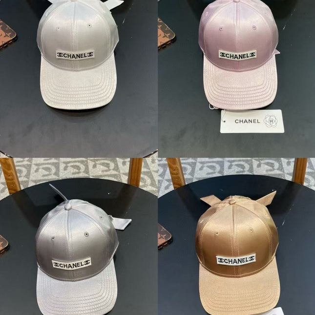 BASEBALL HAT IN GOLD SILK SATIN 404866