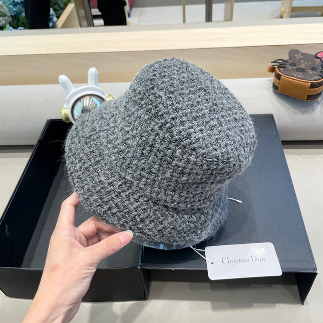 BUCKET HAT IN GRAY WOOL 436745