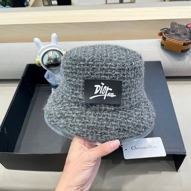 BUCKET HAT IN GRAY WOOL 436745