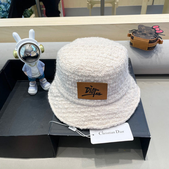 BUCKET HAT IN BEIGE WOOL 436746