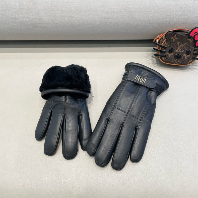 GLOVES IN BLACK LAMBSKIN 445816