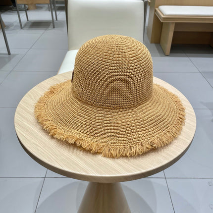 LOE BUKET HAT MODEL 652938 IN NATURAL RAFFIA STRAW