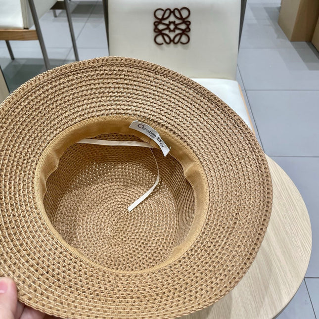 BUCKET HAT 57 CM IN BEIGE RAFFIA 653739
