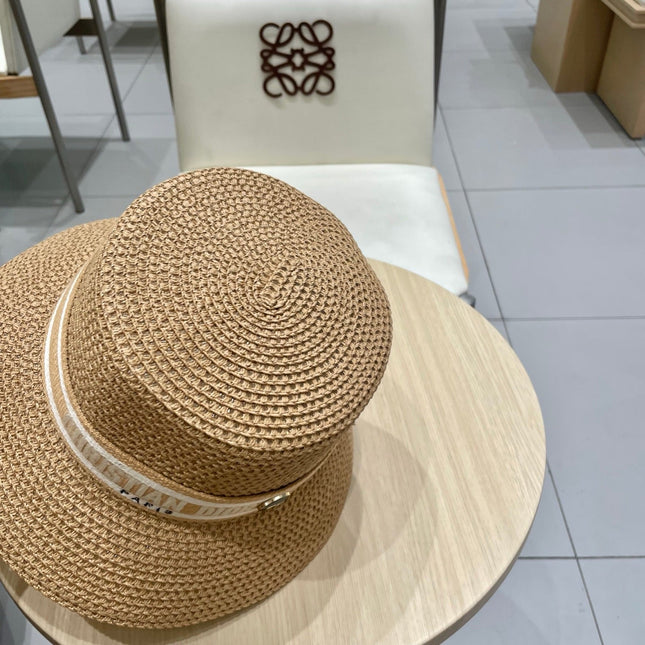 BUCKET HAT 57 CM IN BEIGE RAFFIA 653739