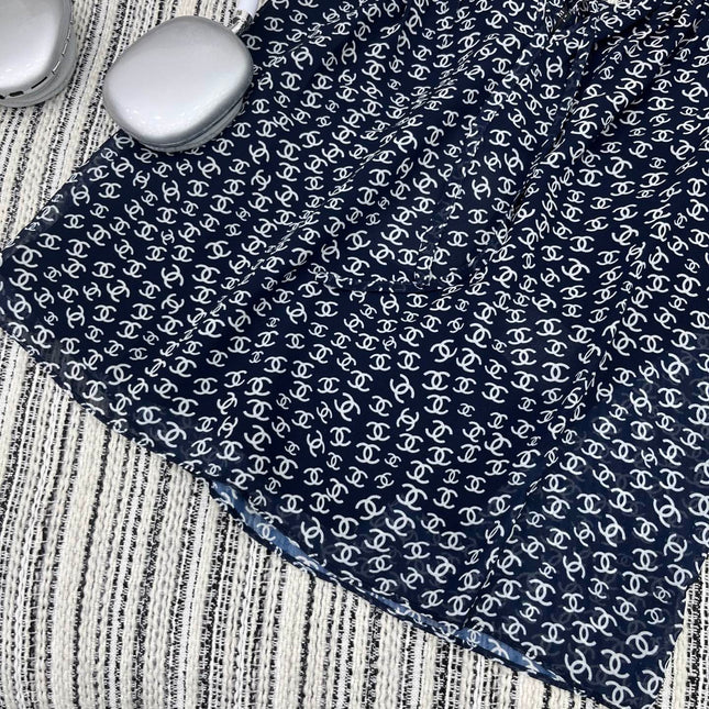 CHANEL BLACK PEARL-EMBELLISHED CAMISOLE