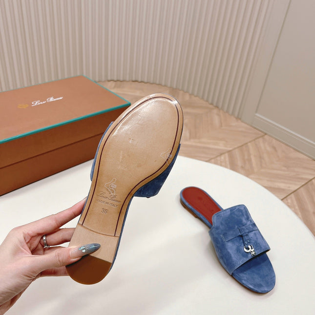 LP SUMMER CHARMS SANDALS IN AEGEAN SUEDE