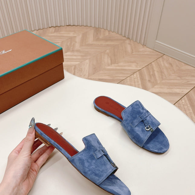 LP SUMMER CHARMS SANDALS IN AEGEAN SUEDE