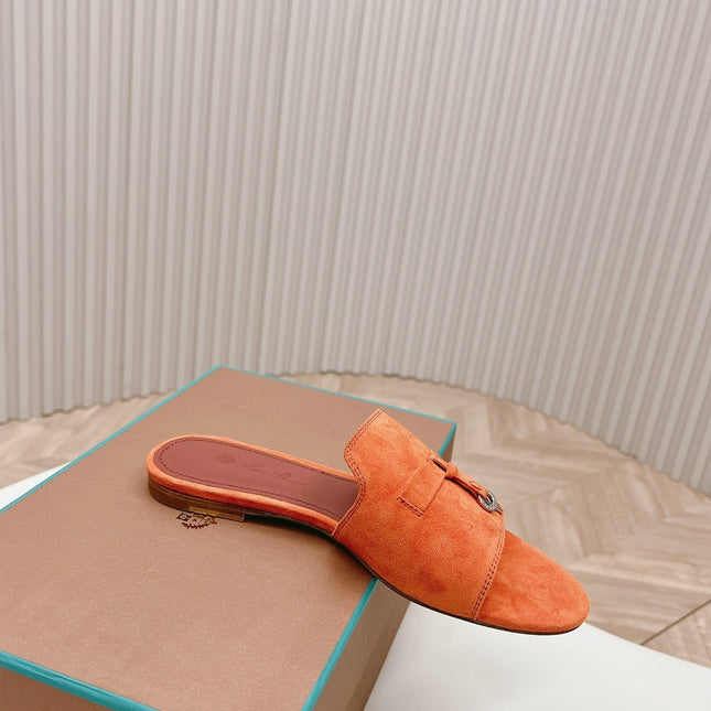 LP SUMMER CHARMS SANDALS IN ORANGE SUEDE