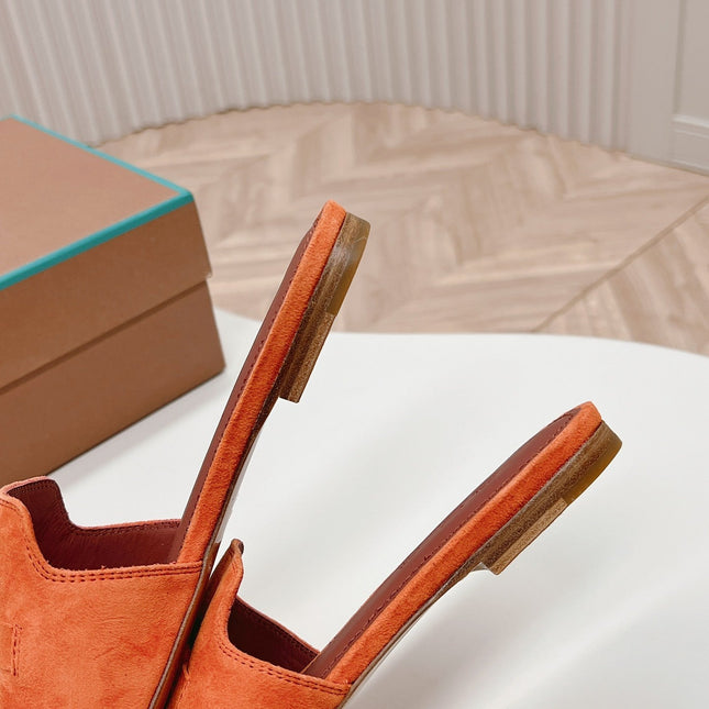 LP SUMMER CHARMS SANDALS IN ORANGE SUEDE