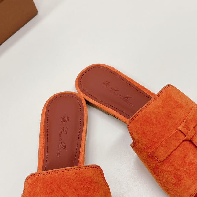 LP SUMMER CHARMS SANDALS IN ORANGE SUEDE