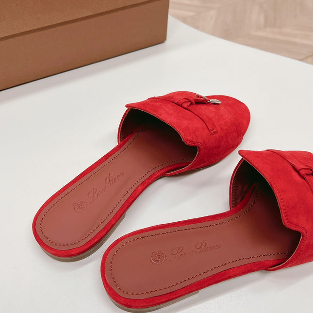 LP SUMMER CHARMS SANDALS IN CHERRY SUEDE