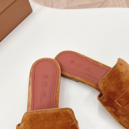 LP SUMMER CHARMS SANDALS IN BROWN SUEDE