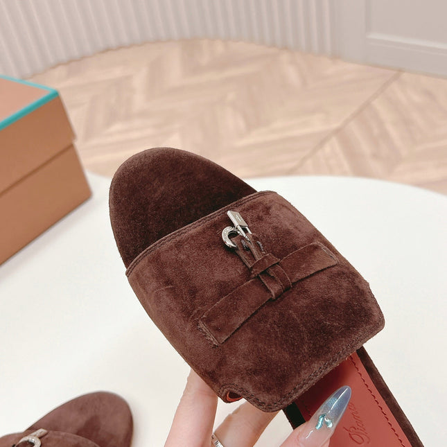 LP SUMMER CHARMS SANDALS IN BURNT UMBER SUEDE