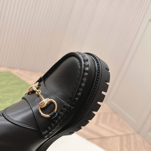 GG MARTIN HORSEBIT BOOTS IN BLACK IMPORTED CALFSKIN