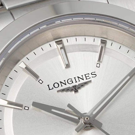 CONQUEST 34 MM WATCH SILVER CASE