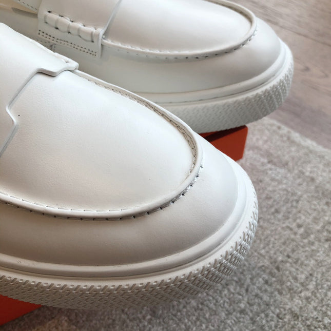 HM IKE SLIP-ON SNEAKER WHITE CALFSKIN