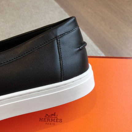 IKE SLIP-ON SNEAKER BLACK CALFSKIN