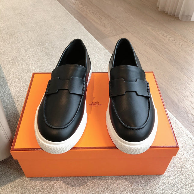 IKE SLIP-ON SNEAKER BLACK CALFSKIN